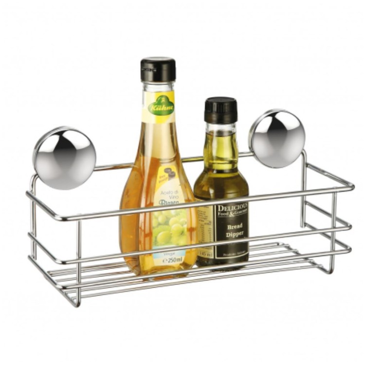 1 - Etagère de cuisine murale adhésive en métal sans trous pour camping, maison et camionnette